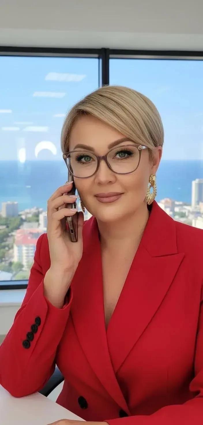 Наталья Аболенцева на рабочей встрече